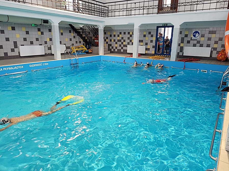 Hokej pod wodą Walenie Siemianowice Śląskie Trening 21 I 2023. Koniec Walenia czyli Amatorska Liga Hokeja Pod Wodą